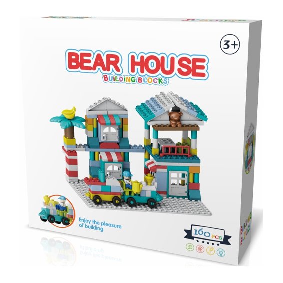 Bear House Building Blocks kocke za slaganje